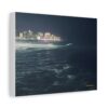City Lights at Night Ocean Waves series 1 canvas