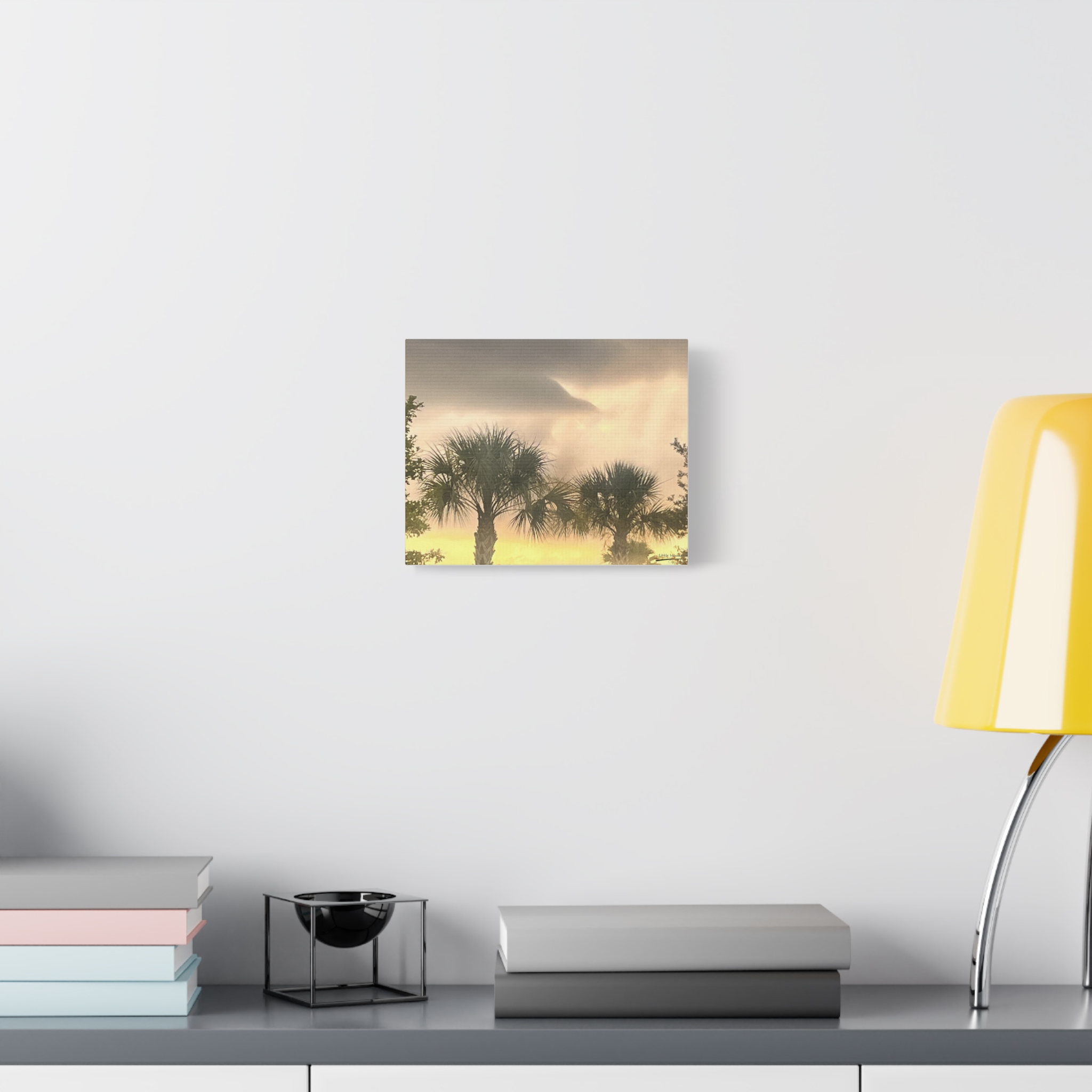 Palm Trees at Dusk canvas