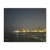 3274363464555759053_2048.jpeg City Lights at ocean night waves series 2 | Matte Canvas 1.25"