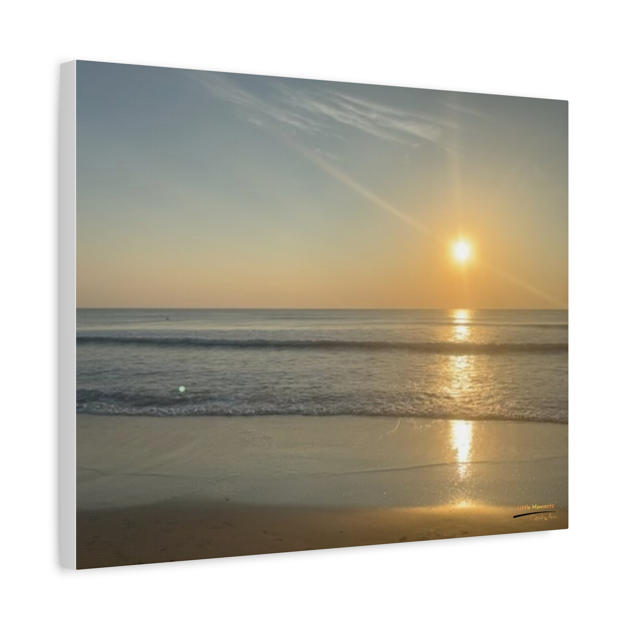 Sunrise Over Ocean Canvas