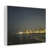 5530966976236110384_2048.jpeg City Lights at ocean night waves series 2 | Matte Canvas 1.25"