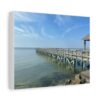 Pier Over Calm Seas canvas