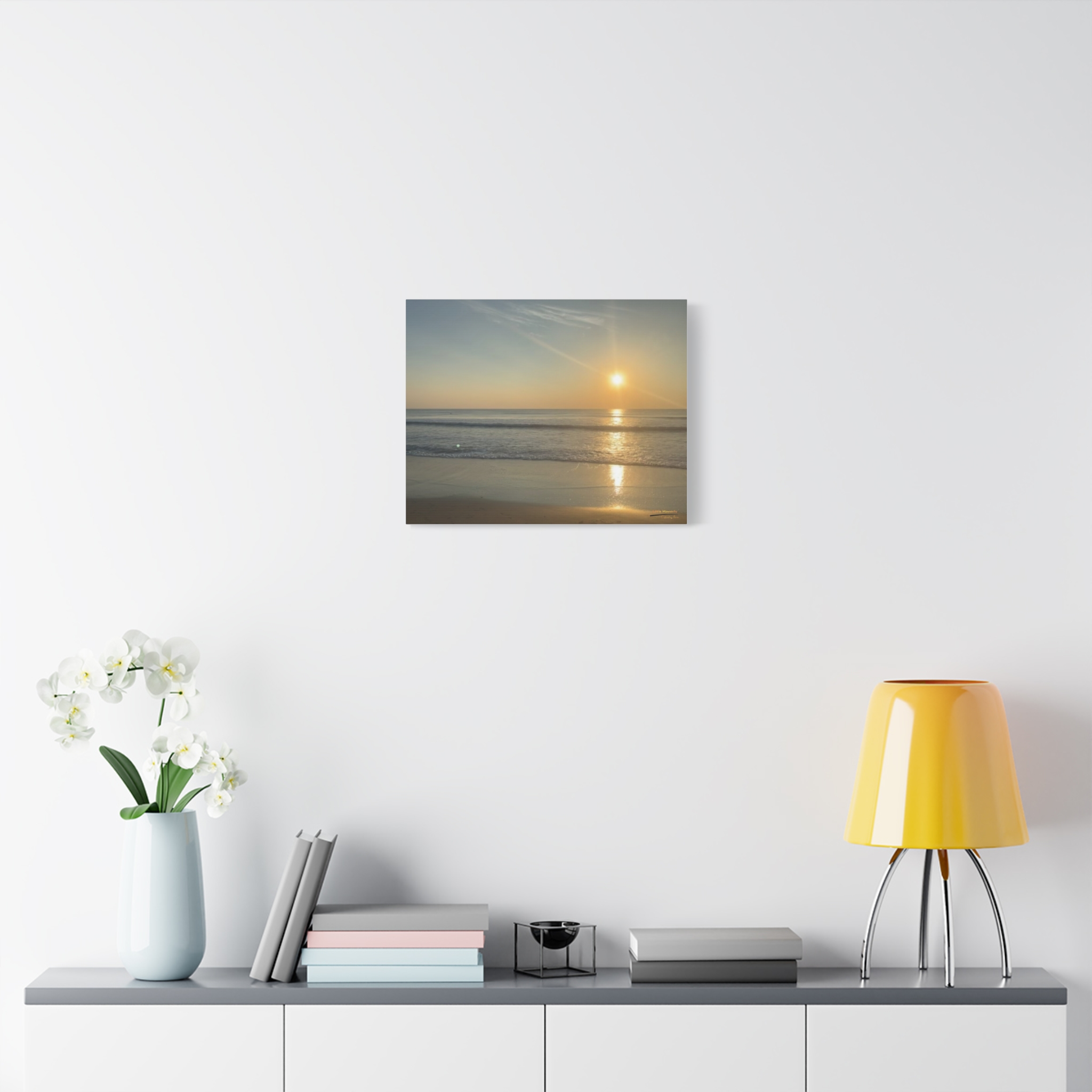 Sunrise Over Ocean Canvas