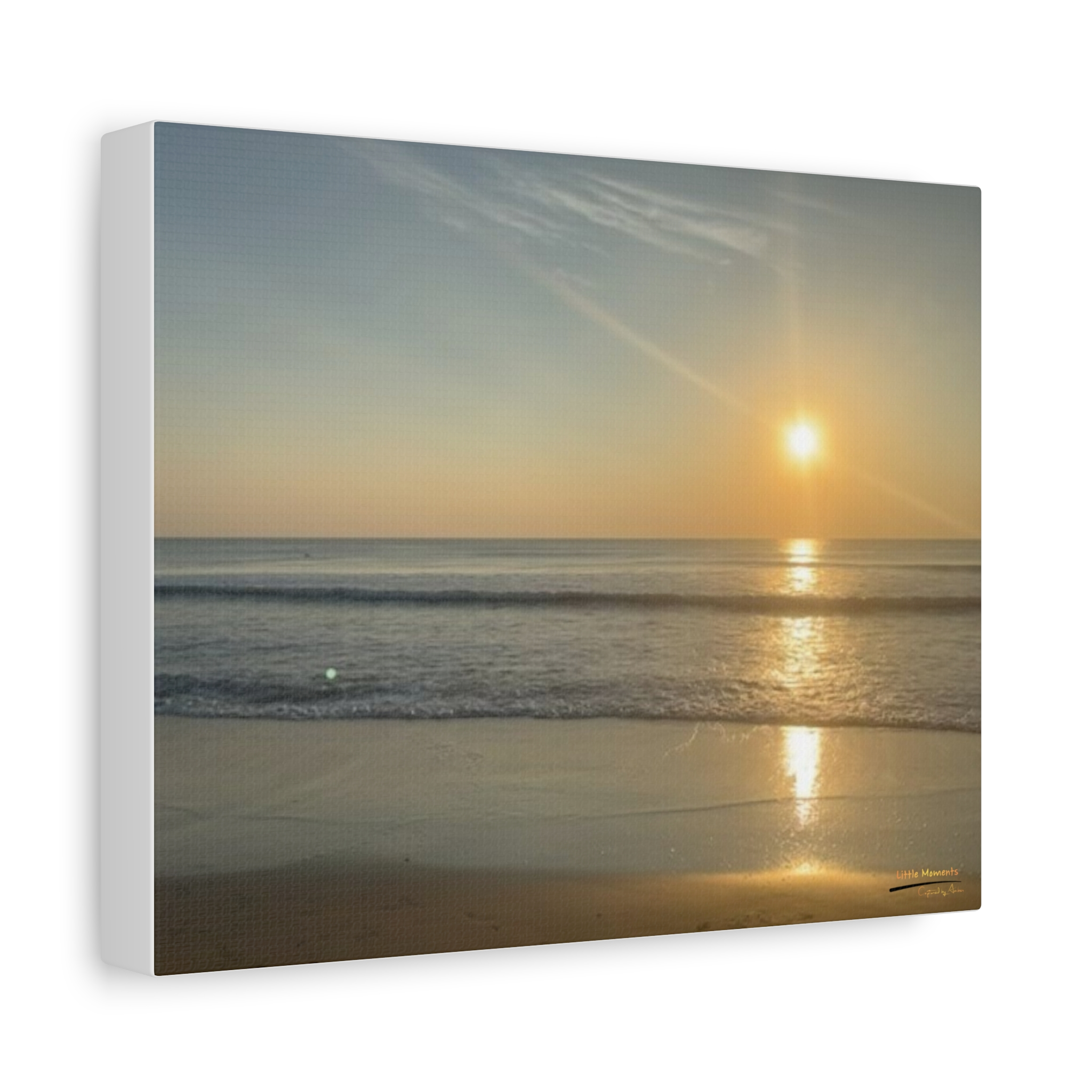 Sunrise Over Ocean Canvas