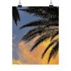 Florida Life series 1 Matte Poster — Tropical Beach Wall Art, Vertical Palm Tree Print