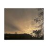 10068163792789734427_2048.jpeg Passing Storm Poster — Golden Sky Landscape Rolled Poster