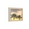 Palm Trees at Sunset Matte Framed Canvas Wall Art