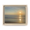 10336273483209987926_2048.jpeg Sunrise Over Ocean Matte Canvas Framed Wall Art — Serene Ocean Photography Print