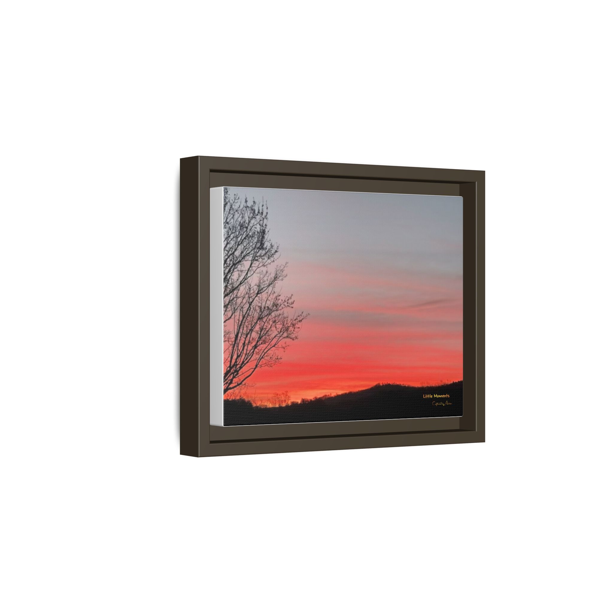Appalachian Red Sky2 Landscape Wall Art — 'Little Moments'