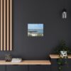 Seaside Jetti Beach Canvas Print — Seaside Harbor Matte Wall Art