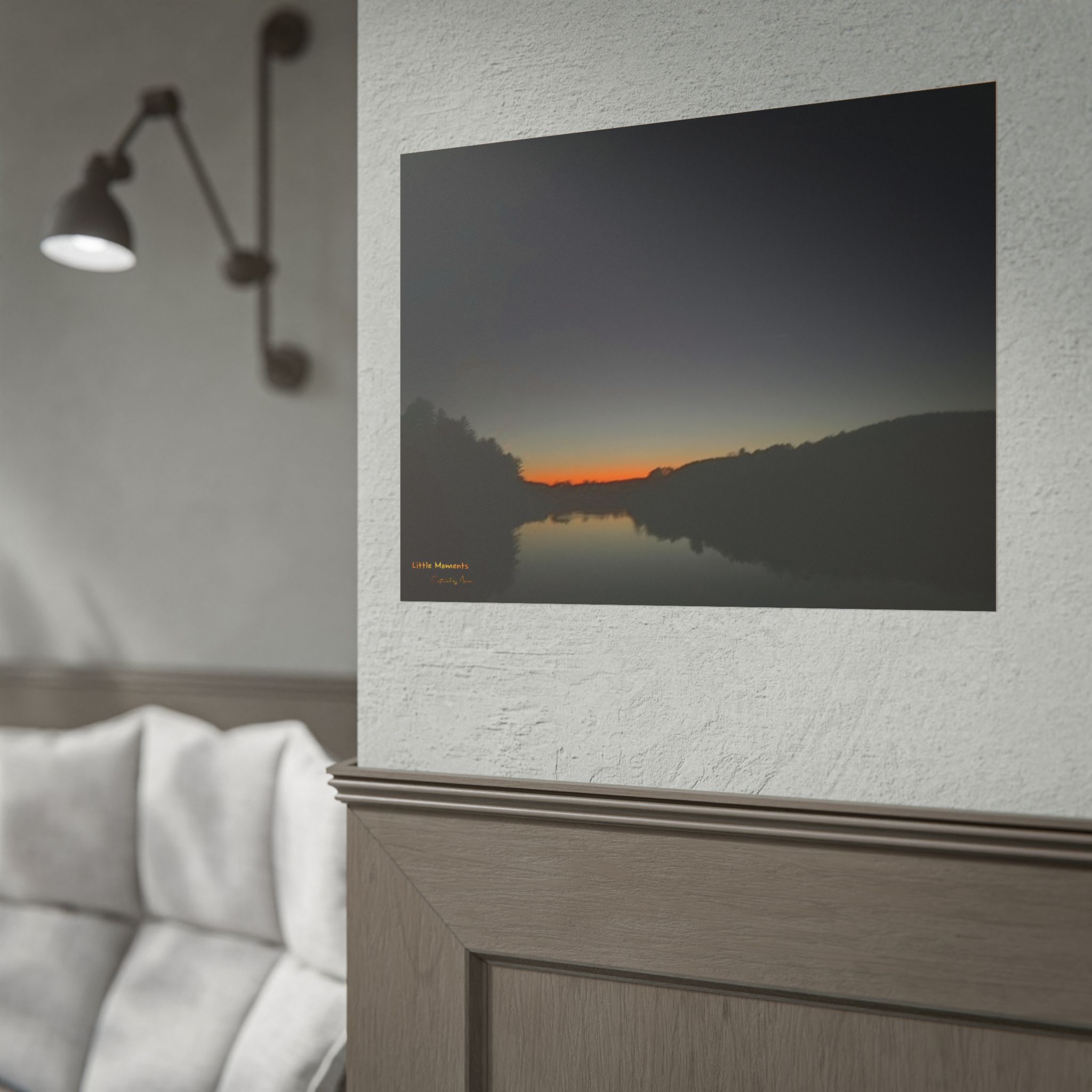Calm Lake Sunrise — Tranquil Nature Wall Art