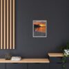 Evening Pier 2 Matte Canvas - Sunset Fishing Dock Wall Art