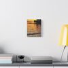 Evening Pier Canvas Print — Stretched Matte Wall Art