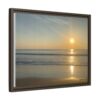 12612292389386085503_2048.jpeg Sunrise Over Ocean Matte Canvas Framed Wall Art — Serene Ocean Photography Print