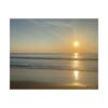 Sunrise Over Ocean Poster — Matte Horizontal Ocean Wall Art