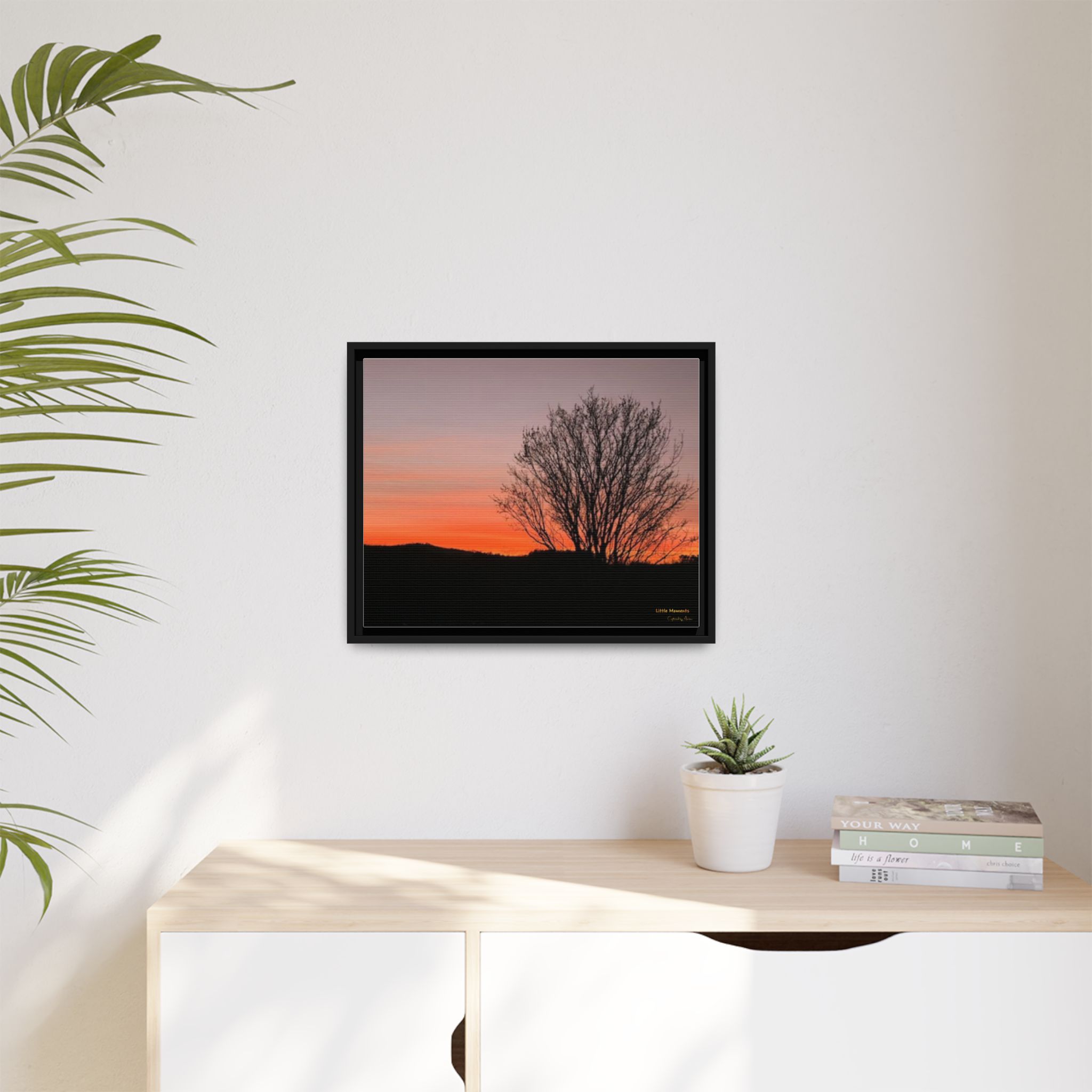 13556578061375327259_2048.jpeg Appalachian Red Sky3 — Matte Framed Canvas Wall Art