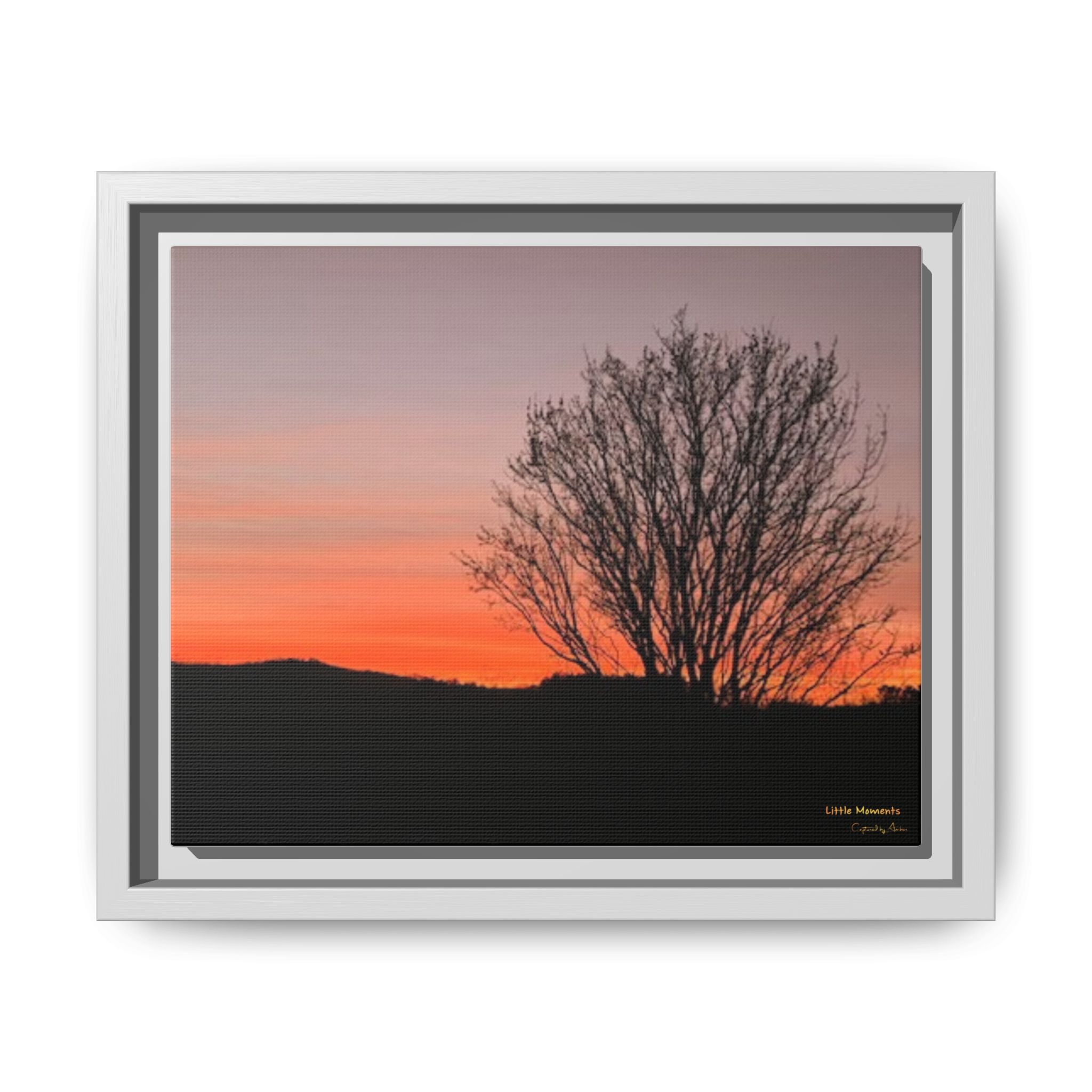 13713371726601070414_2048.jpeg Appalachian Red Sky3 — Matte Framed Canvas Wall Art