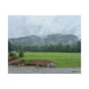 Misty Mountain Landscape Poster — Matte Horizontal Nature Print