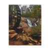 Waterwheel Waterfall Matte Canvas Print — Rustic Landscape Wall Art