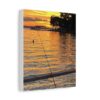 Evening Pier Canvas Print — Stretched Matte Wall Art