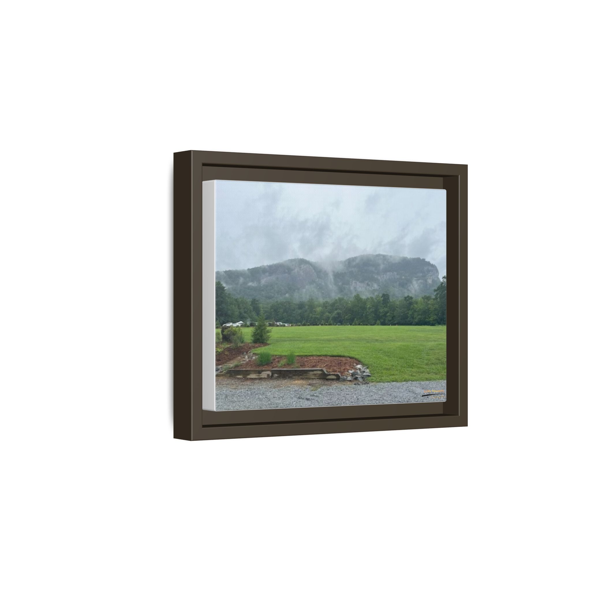 14517827884349106598_2048.jpeg Framed Matte Canvas Print — Misty Mountain Landscape