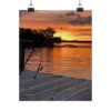 Evening Pier 2 Poster — Matte Vertical Wall Art