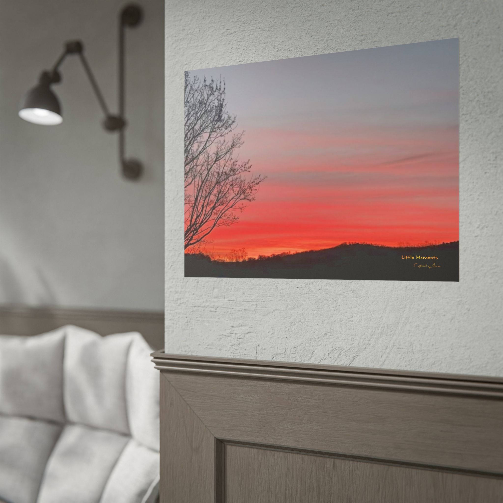 Sunset Silhouette Poster — Rolled Fine Art Wall Print