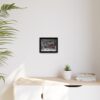 14757679304084685816_2048.jpeg Vintage Red Tractor in Snow — Framed Matte Canvas Wall Art