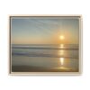 15243211826805857774_2048.jpeg Sunrise Over Ocean Matte Canvas Framed Wall Art — Serene Ocean Photography Print