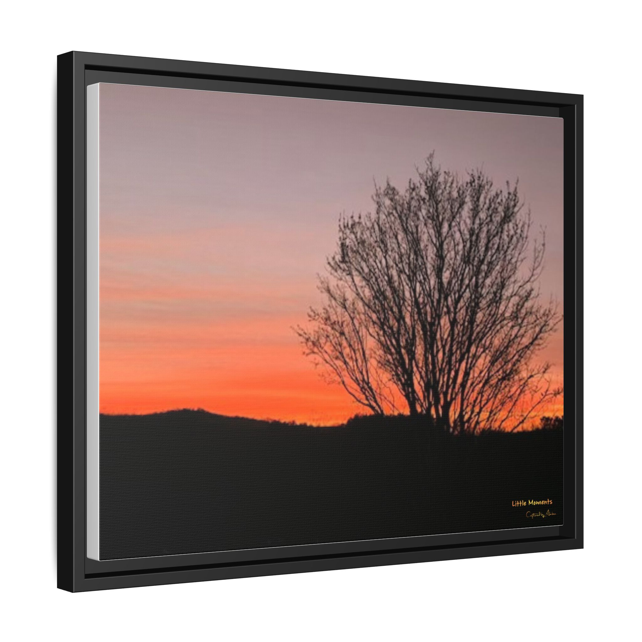 15402190682056712562_2048.jpeg Appalachian Red Sky3 — Matte Framed Canvas Wall Art