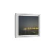 City Lights at Night series2 Framed Matte Canvas Print — Nighttime Coastal Cityscape