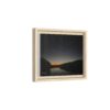 Calm Lake Sunset Matte Canvas Framed Print — Tranquil Nature Wall Art