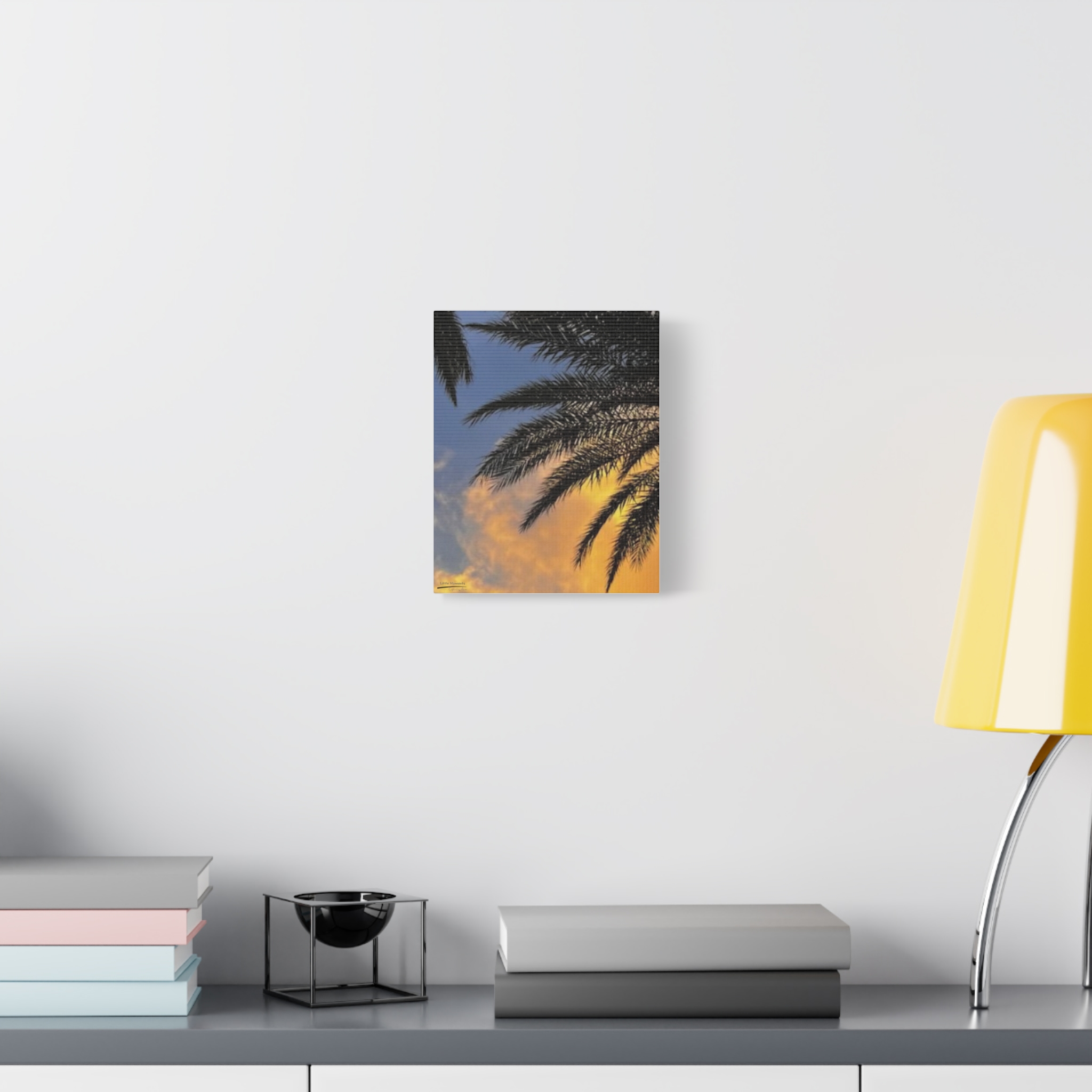 Florida Life series 1 Canvas Wall Art – Tropical Silhouette Matte Stretched Print