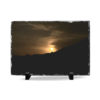 Moon Glow Ridge Slate Desk Plaque — Rustic moon Photo Decor