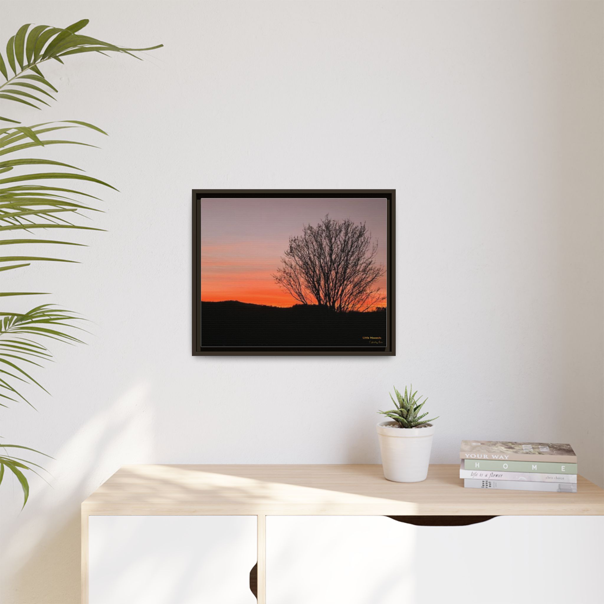 16134774026237294075_2048.jpeg Appalachian Red Sky3 — Matte Framed Canvas Wall Art