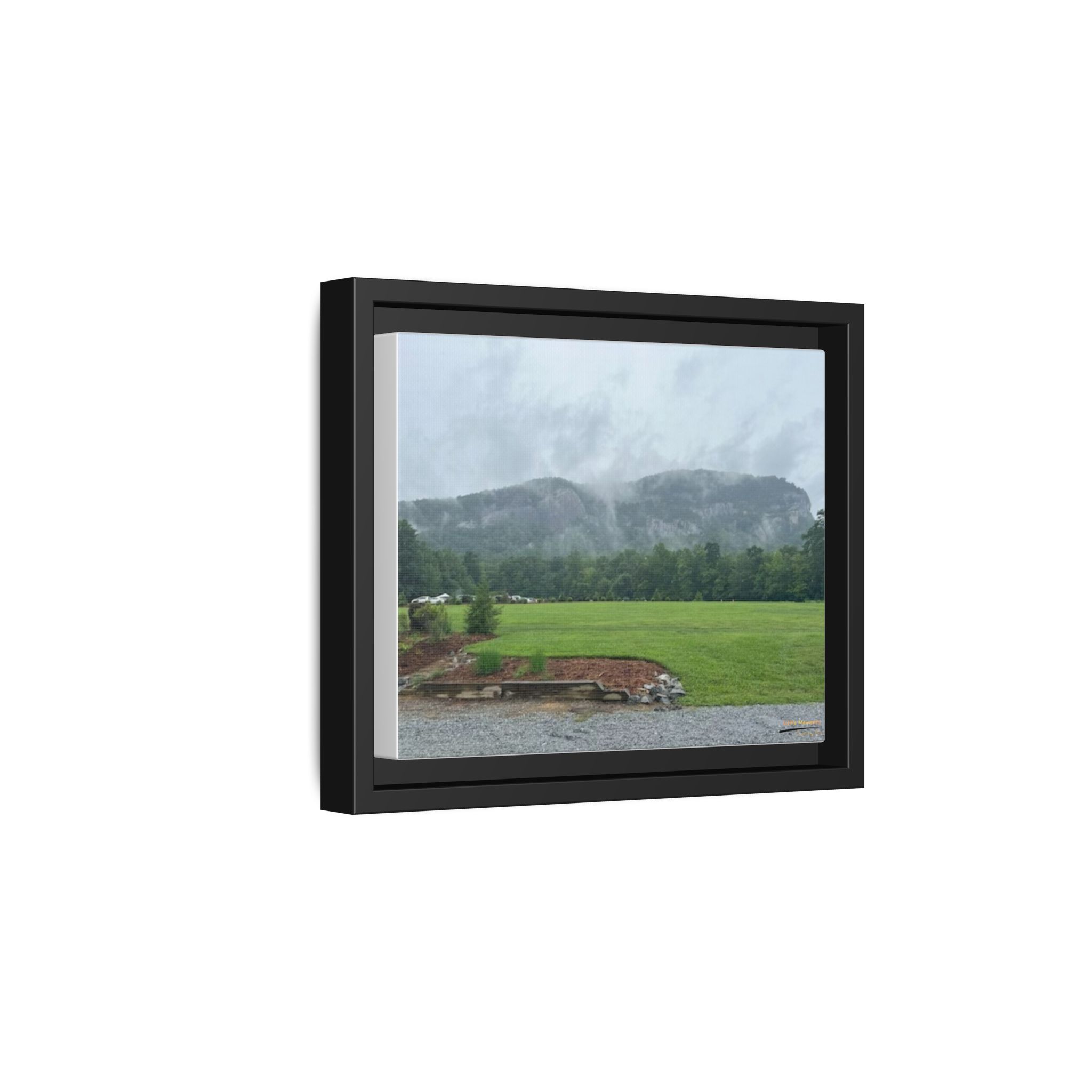 16650164351131865679_2048.jpeg Framed Matte Canvas Print — Misty Mountain Landscape