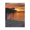 Evening Pier Canvas Wall Art — Matte Stretched Canvas