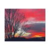 16859974730611064831_2048.jpeg Vibrant Red Sky Canvas Print — Matte Stretched Wall Art