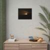Moon Glow Ridge Poster — Moody Golden Sunset Landscape Wall Art