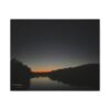 17551920282985443635_2048.jpeg Calm Lake sunset Matte Canvas Print — Tranquil Nature Wall Art