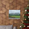 Misty Mountain Landscape Poster — Matte Horizontal Nature Print