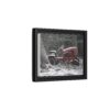 18002891874337628283_2048.jpeg Vintage Red Tractor in Snow — Framed Matte Canvas Wall Art