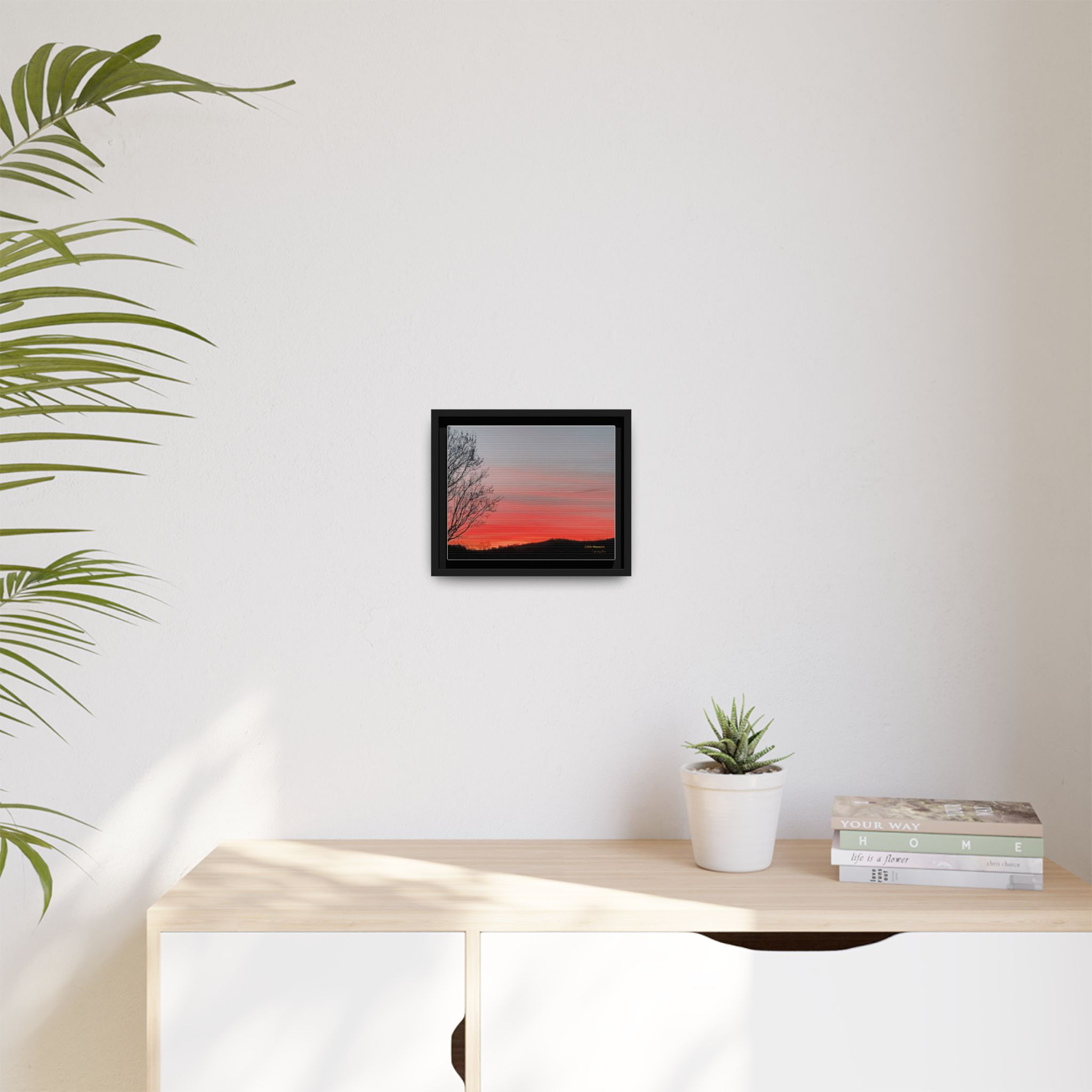 Appalachian Red Sky2 Landscape Wall Art — 'Little Moments'