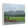 18233530808859908676_2048.jpeg Misty Mountain Landscape Canvas Print — Stretched Matte Wall Art