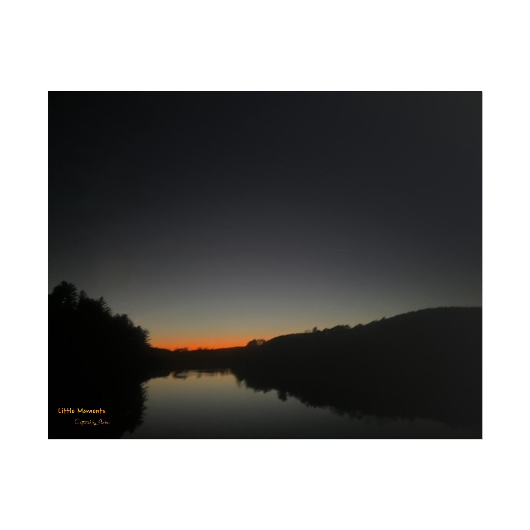 Calm Lake Sunrise — Tranquil Nature Wall Art