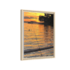 Evening Pier Matte Canvas Print — Framed Wall Art