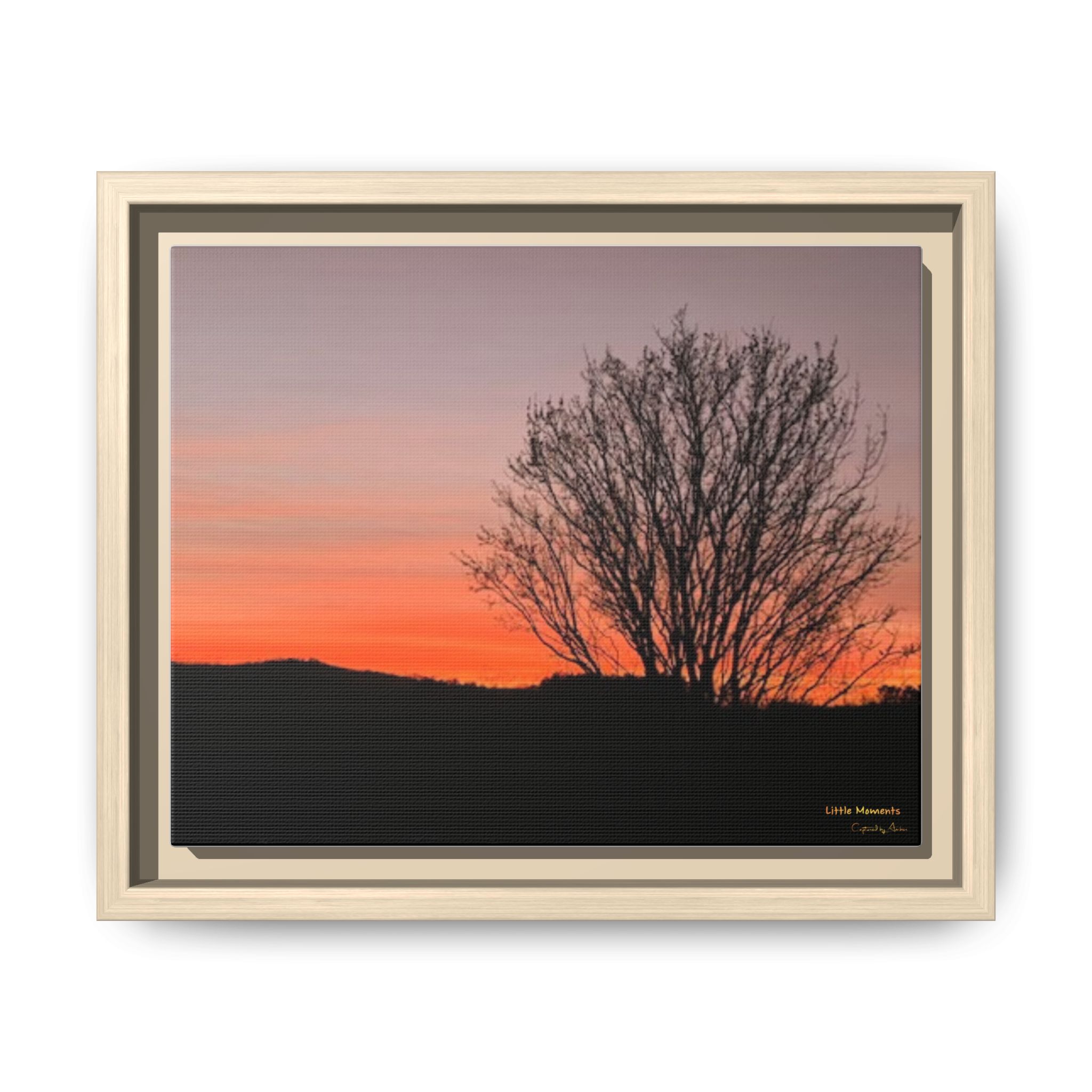 2476296590132473601_2048.jpeg Appalachian Red Sky3 — Matte Framed Canvas Wall Art