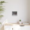 2627007399769328273_2048.jpeg Vintage Red Tractor in Snow — Framed Matte Canvas Wall Art