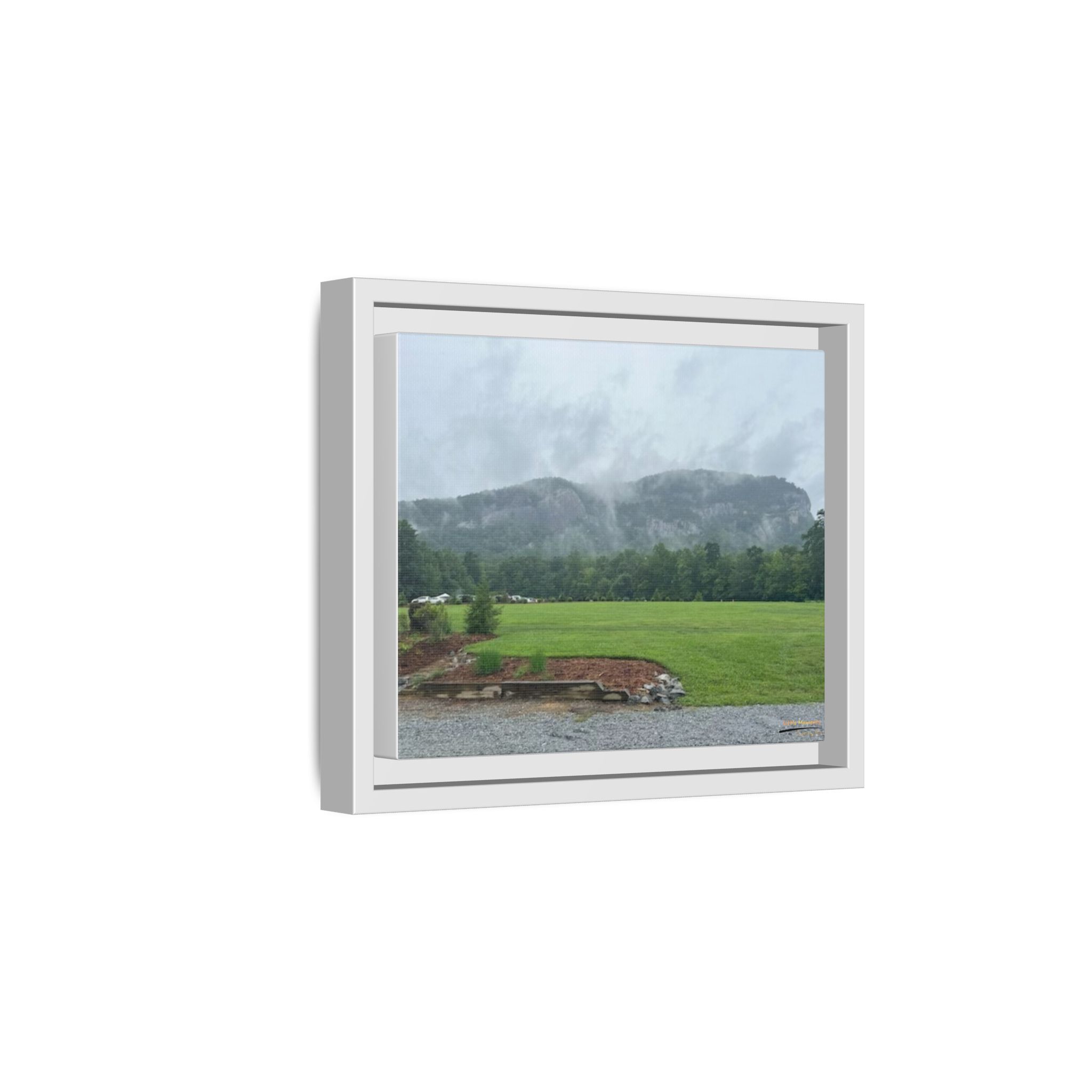 2660962039630452740_2048.jpeg Framed Matte Canvas Print — Misty Mountain Landscape