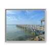 342189188444520791_2048.jpeg Pier Over Calm Seas Framed Matte Canvas Print